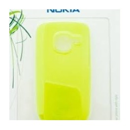 Husa silicon Nokia C3 galben CC-1004