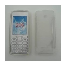 Husa silicon Nokia 206 transparent