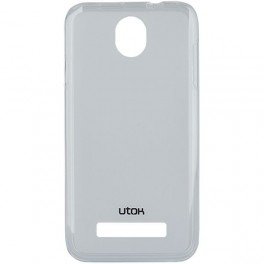 Husa de protectie spate pentru UTOK 450Q, Silicon, Transparent