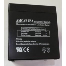Acumulator plumb-acid 12v 4.5 ah AMCAB USA BT-12M 4.5AC